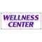 Signmission WELLNESS CENTER BANNER SIGN chiropractic chiropractor fitness center B-120 Wellness Center - alternate 1